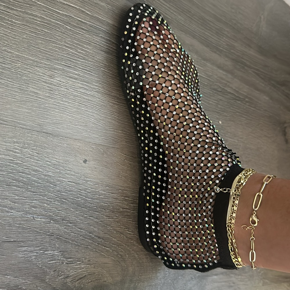 Sheer Flats with Rinestone - Picture 3 of 5